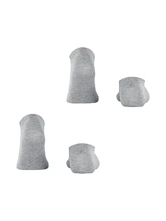 BURLINGTON | Chaussettes sneaker homme EVERYDAY, lot de 2, tailles 40-46, marine | grau